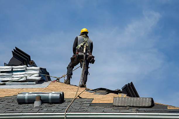 Professional Roofing technician working in Willard, UT